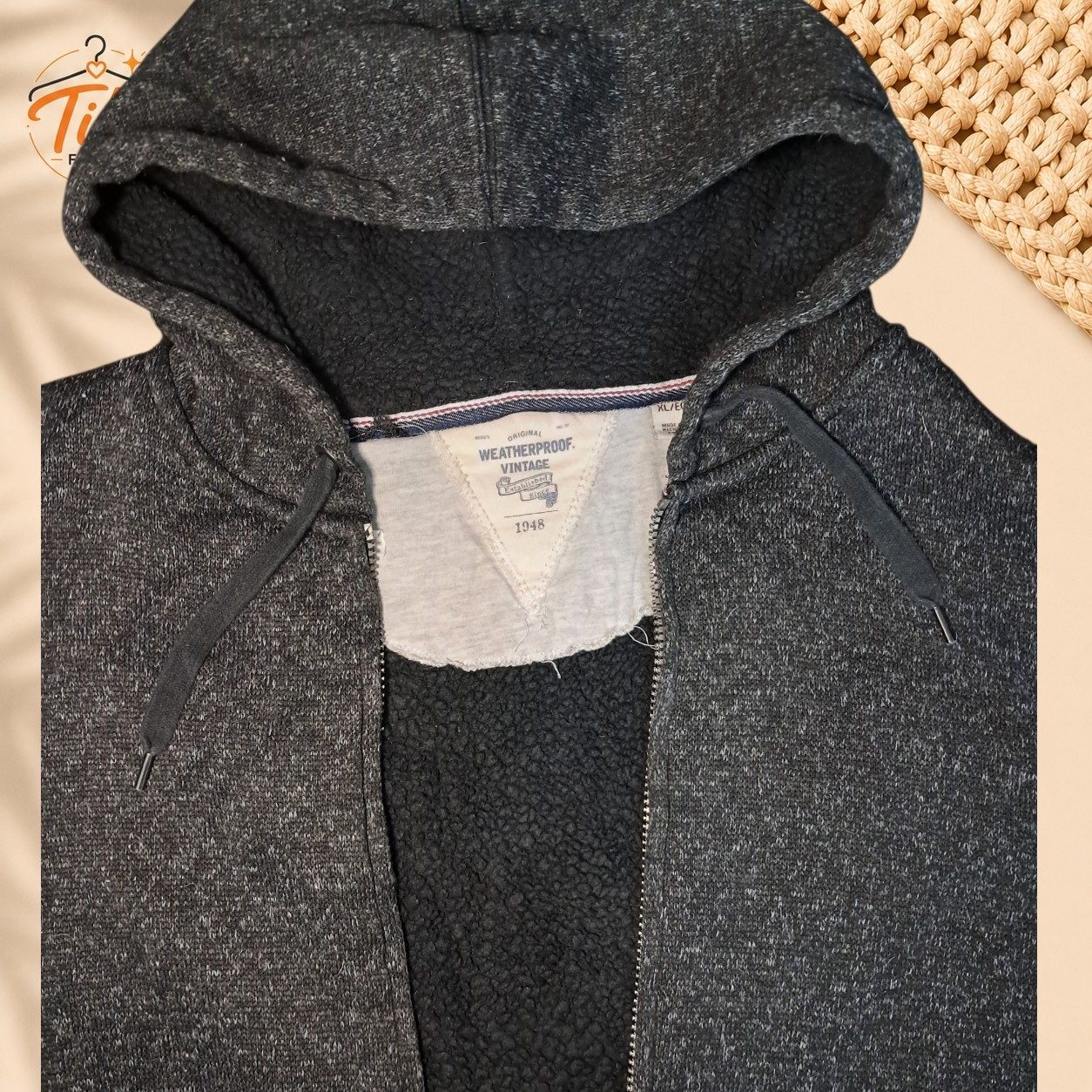 Campera ovejero por dentro